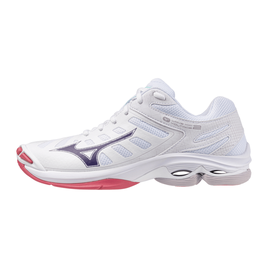 Mizuno WAVE VOLTAGE 2 White/VioletIndigo/CamelliaRos
