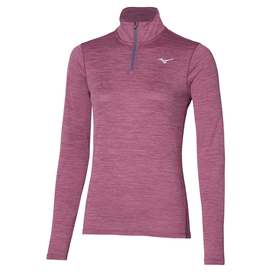 Mizuno IMPULSE CORE LONGSLEEVE T-SHIRT Violet quartz