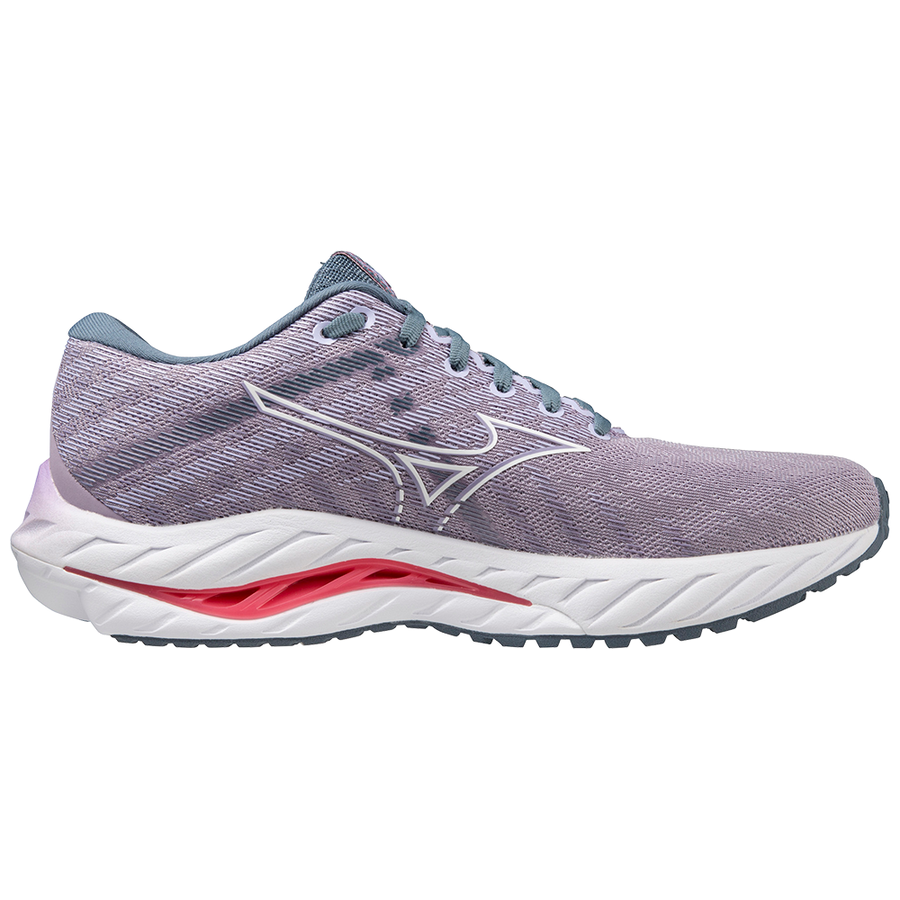 Mizuno Wave Inspire 19 Wisteria/White/Sun Kissed Coral
