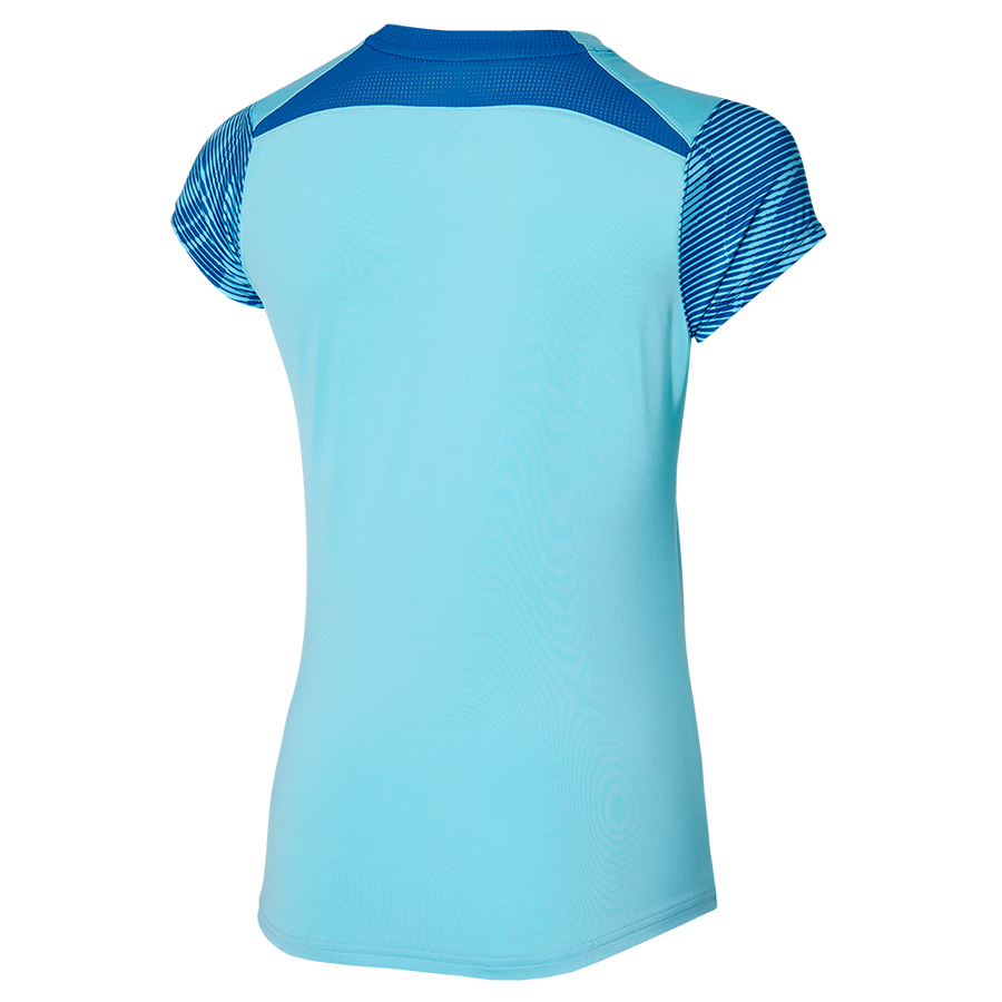 Mizuno Charge Printed Tee  Blue Glow