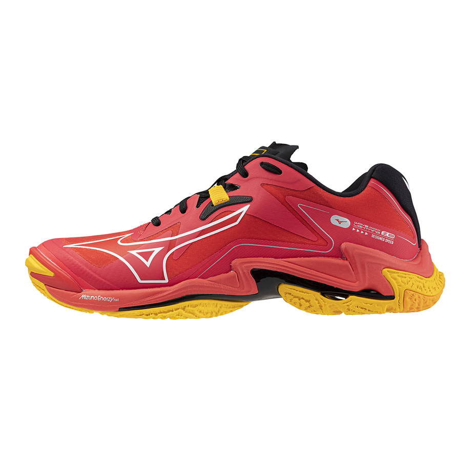 Mizuno WAVE LIGHTNING Z8 Radiant Red/White/Carrot Curl