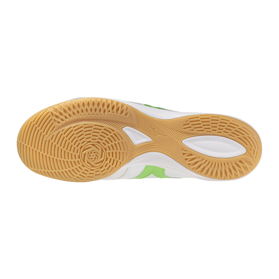 Mizuno MORELIA SALA ELITE IN White/neon green/galaxy silver