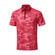 Mizuno Camo Polo Shirt Red