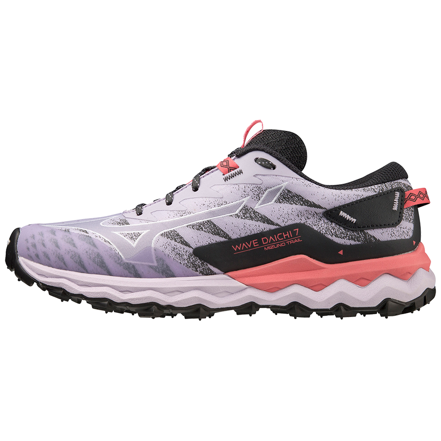 Mizuno WAVE DAICHI 7(W) Pastel Lilac/Wisteria/Sun Kissed Coral