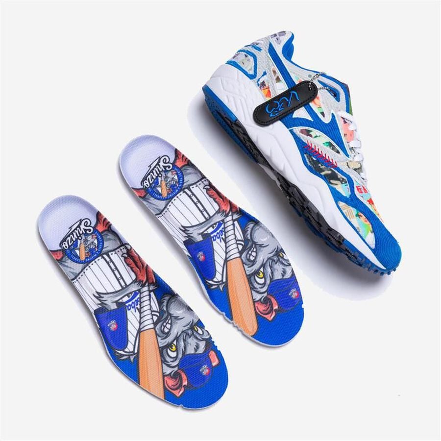 Mizuno CONTENDER SHINZO Cool Gray 3C/Sterling Blue/White