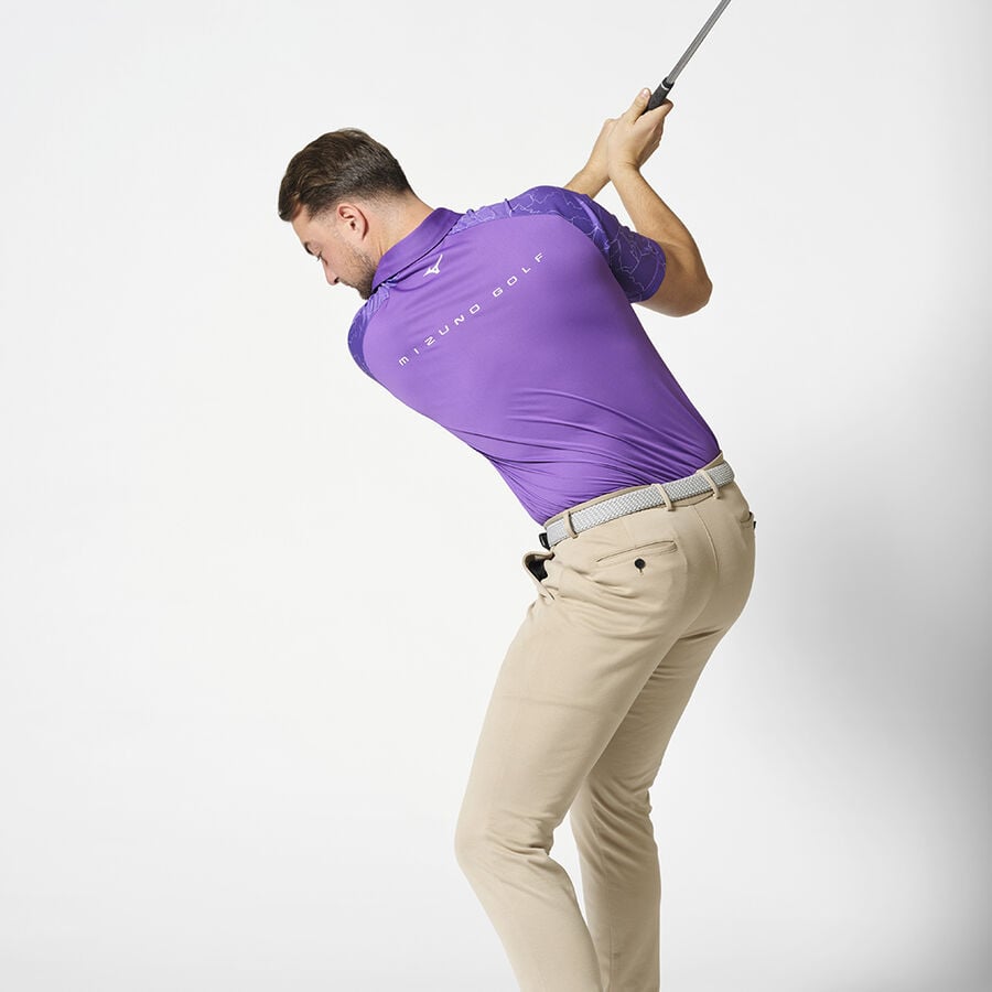Mizuno Mizuno Fragma Drop Polo Royal Lilac