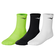 Mizuno Training 3P Socks White/Black/Neolime