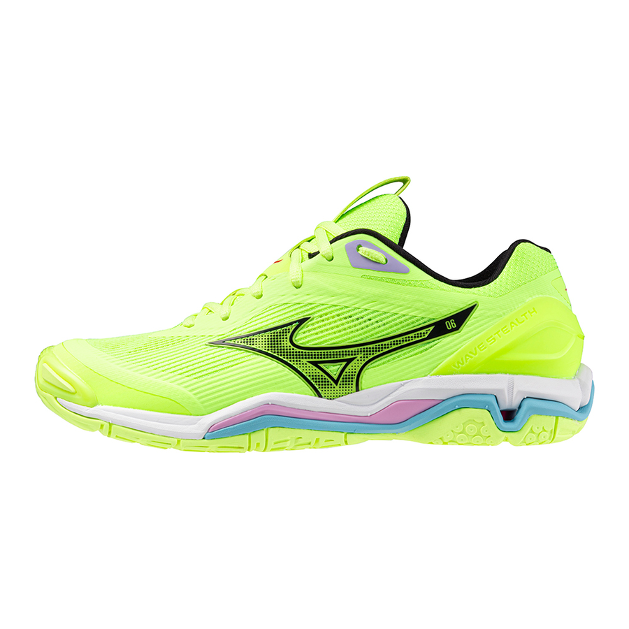 Mizuno WAVE STEALTH 6 Mizuno neo lime/black/splish splash